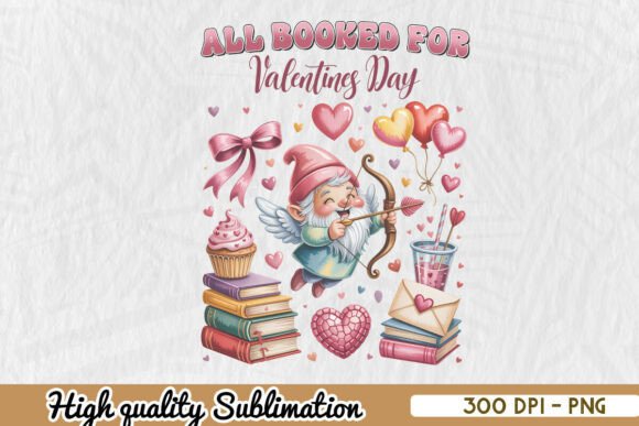 Book Lover’s Dream Valentine’s Day PNG