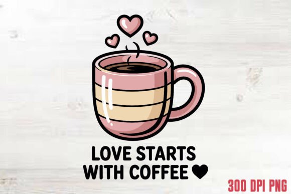Love Starts with Coffee Design