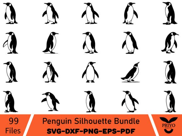 Penguin Silhouette Bundle