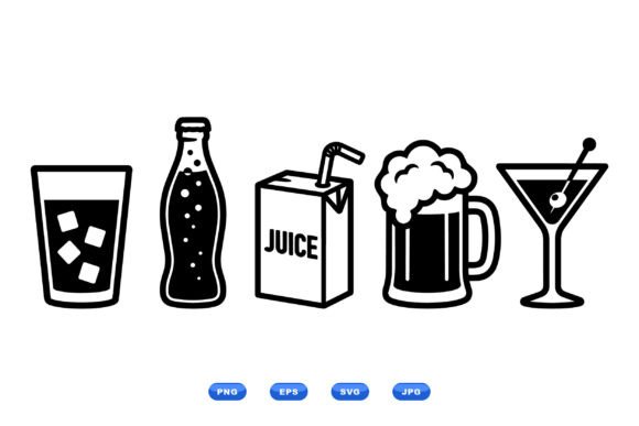 Retro Drink Icon Clipart: A Designer’s Real-World Embroidery Review