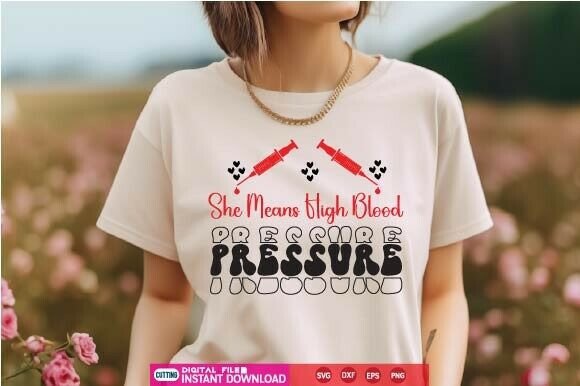 She Means High Blood Pressure